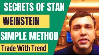 STAN WEINSTEIN Trading Method WEEKLY TIME Frame Strategy 