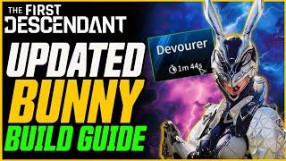 UPDATED BEST BUNNY BUILD Solo Hard Bosses in SUB 2 Min  The First Descendant Build Guide