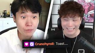 Sykkuno and Toast get CAUGHT by Crunchyroll