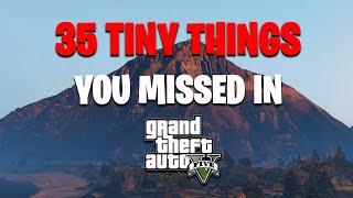 35 Tiny Details You Didnt Notice in GTA 5