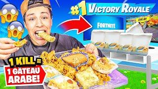 1 KILL = 1 GATEAU ARABE PENDANT le RAMADAN CHALLENGE sur FORTNITE Battle Royale  cest trop bon