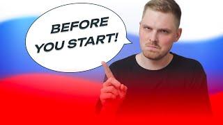 Planning to learn Russian? Watch this first