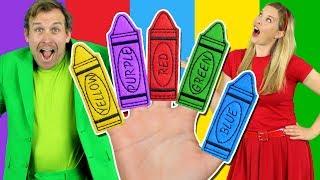 Colors Finger Family - Learn Colors with the Finger Family Nursery Rhyme  Baby Songs