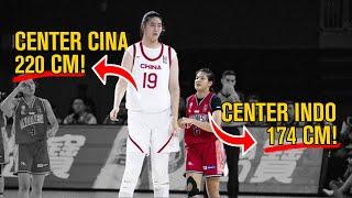 Gadis Cina 220 cm ini Bantai Timnas Basket Indonesia Secara CURANG