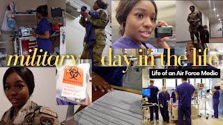 DAY IN THE LIFE MILITARY EDITION ️  Morning Routine Air Force Medic ICU Technician  Tierra Q.