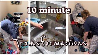 10 minute transfomations Speed cleaning my entire house