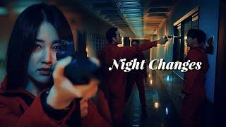 Rio  Tokyo - Night Changes  Money Heist Korea