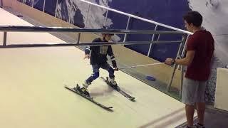 Im learning to ski on an artificial hill. Timur Rex2.