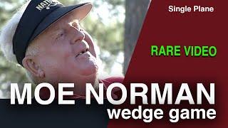 Single Plane Golf Swing - Rare video of short game lessons from legend Moe Norman