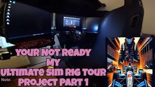 6k Resolution 3 Screens My Ultimate Racing Simulator Tour Part 1 - Custom Aluminum Profile 8020 Rig