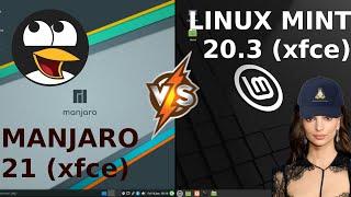 Manjaro 21 vs Linux Mint 20.3