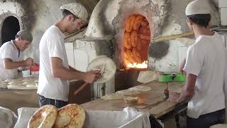 Как пекут узбекские лепешки