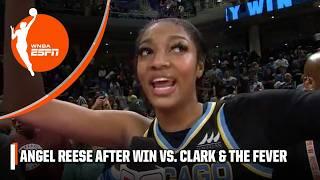 IM A DOG  - Angel Reese on career-high night in win vs. Caitlin Clark & Fever   WNBA on ESPN