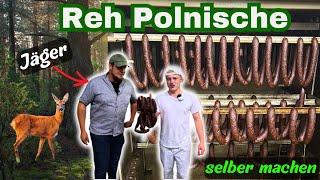 Reh-Polnische 🫎 selber machen Wildwurst Rezept mit dem Dorfmetzger