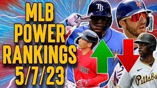 MLB Power Rankings #2- Rays WALK OFF Cardinals Pirates Mets Yankees SLUMPING Red Sox HOT