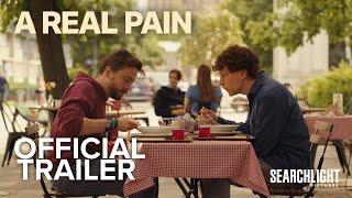 A REAL PAIN  Official Trailer  Searchlight Pictures