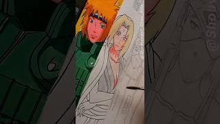 Drawing Lady Tsunade #shorts#viral#trending#anime#naruto#tsunade#art#easy#drawing#youtubeshorts