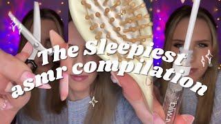 Sleepiest ASMR Compilation  Cherry Spa Eye Exam Skincare Mascara Haircare & More Tingles