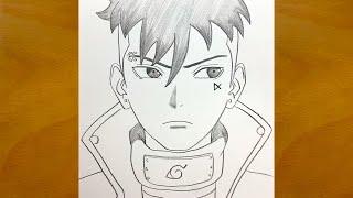 How to draw Kawaki from Boruto  Anime drawing videos for beginners  Anime drawing