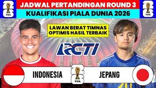 Jadwal Kualifikasi Piala Dunia 2026 - Timnas Indonesia vs Jepang  Live RCTI