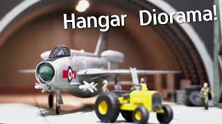 I Made This Custom Aircraft Hangar Diorama Scale Model with the AlgoLaser Delta 22W laser Engraver