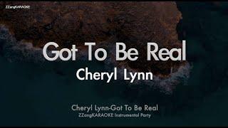 Cheryl Lynn-Got To Be Real MRInstrumental Karaoke Version