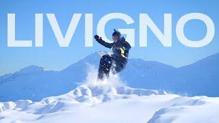 Budget-friendly Winter Alps. Livigno. Food Freeride snowboarding and other sides of Italy