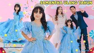 SAMANTHA ULANG TAHUN KE 7 SERBA CINNAMOROLL KUROMI JADI PRINCESS CINDERELLA BAGI SEPATU RODA SPESIAL