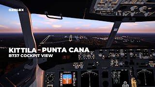 Roblox Project Flight Boeing 737 Cockpit Full Flight to Punta Cana