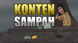 Konten Sampah - Trigon - Animasi Lucu - Kartun Lucu