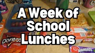 EASY LUNCH IDEAS FOR SCHOOL  A WEEK OF SCHOOL LUNCHES