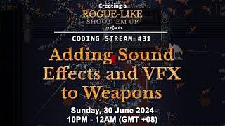 Coding Stream #31 — Creating a Rogue-like like Vampire Survivors in Unity