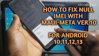 How to use Maui META ver.10.16 to repair IMEI