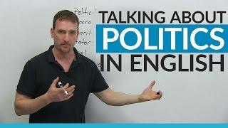 Vocabulary Talking about POLITICS in English