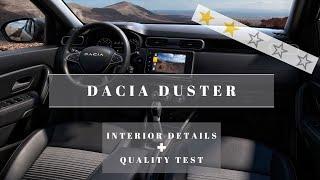 Dacia Duster 2023  Interior Details And Quality Test