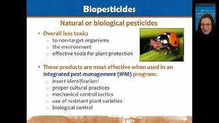 Biorational Pesticides Alternative Products for Pest Control webinar