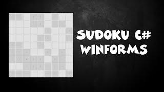 СУДОКУ C# WINAPISUDOKU C# WINFORMS