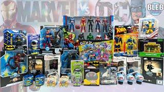Avengers Marvel vs DC Batman toys collection unboxing ASMR  Superhero toys  no talking toy review