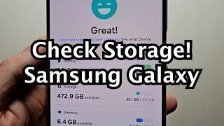 How to Check Storage on Samsung Galaxy S24 Ultra