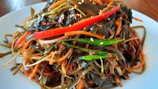 Салат из морской капусты по КорейскиМегичаВитаминныйВкуснейший салатЕшь сколько хочешь и худей