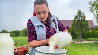 Cooking Ukrainian Borscht in the Village Delicious and very Healthy Recipe