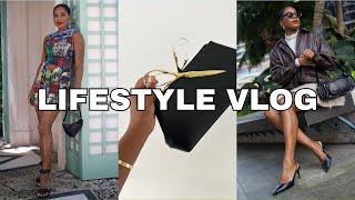 BACK ON MY GRIND LIFESTYLE VLOG H&M Fall Fashion Haul Working & Dinner at Carbone  MONROE STEELE