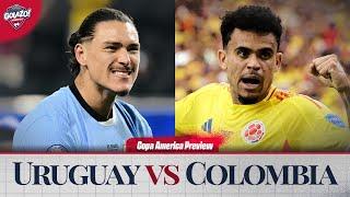 Uruguay vs Colombia Copa América 2024 Semifinal Preview Núñez vs Díaz Showdown  Golazo America