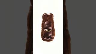 Mesmerizing meltdown of Messika x Madame Cacaos chocolate rabbit Lucien #Messika