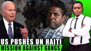 US Push for UN Peacekeepers in Haiti to Fight Haiti Gangs