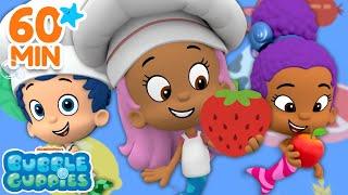 YUMMY FOOD Scenes & Songs w Nonny  60 Minute Compilation  Bubble Guppies