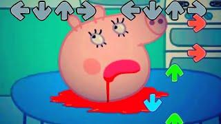 Horror PEPPA PIG.EXE in Friday Night Funkin be like  FNF Bacon Got Me Like  Muddy Puddles Funkin