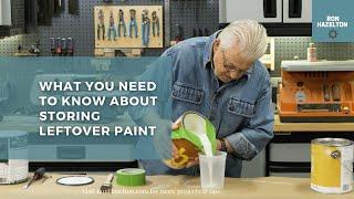 How To Store Leftover Paint So It Can Last Until You Need It