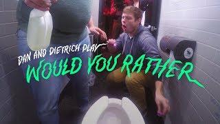 Drink Toilet Water Or Clean a Public Bathroom  Would You Rather?  Cut