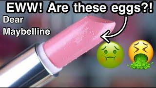 OMG what is this?  Maybelline Color Sensational lipstick review